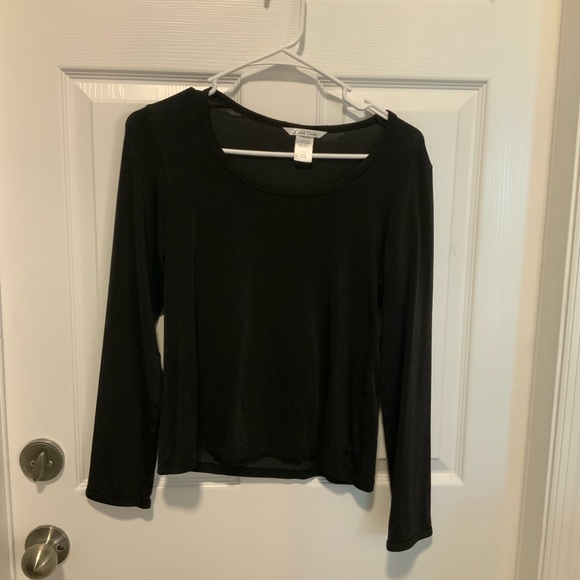 Cuddl Duds Tops - Cuddl Duds Black Long Sleeve Women's Top